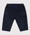 Pantalon en velours grosses côtes bébé bleu SMOKING