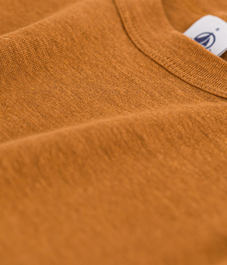 Tee-shirt L'ICONIQUE en lin Femme marron TOAST