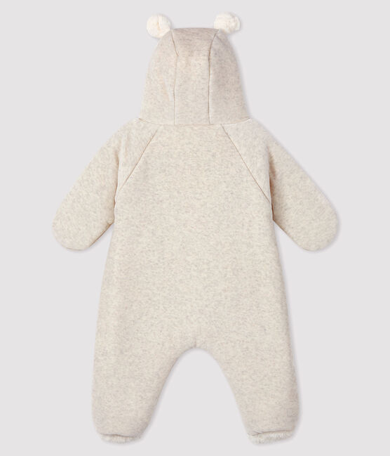 Combipilote ours bébé en velours beige MONTELIMAR CHINE