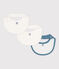 Lot de 3 bavoirs bébé en coton variante 1