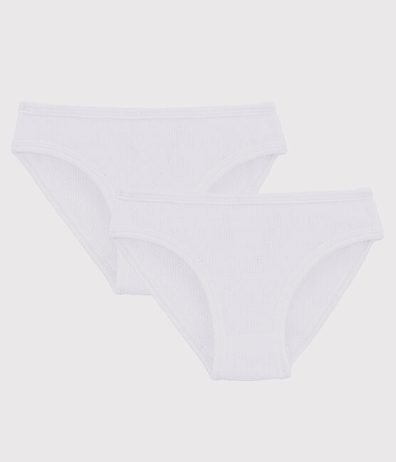 Lot de 2 culottes ajourées petite fille variante 1