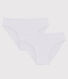 Lot de 2 culottes ajourées petite fille