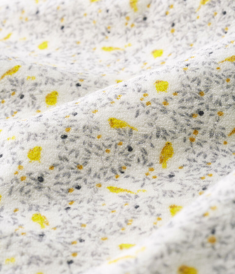 Dors bien b&eacute;b&eacute; fille en bouclette &eacute;ponge gratt&eacute;e extra chaude blanc/multicouleur