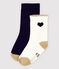 Lot de 2 paires de chaussettes enfant fille variante 2