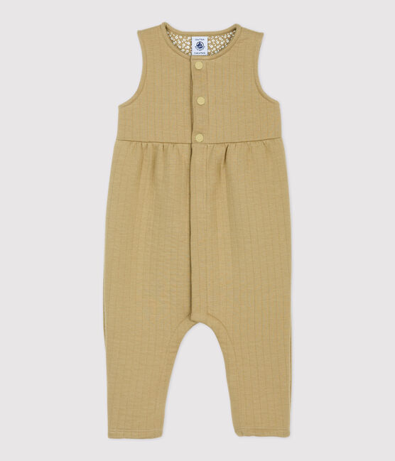 Combinaison longue matelassée bébé. beige JERRYCAN