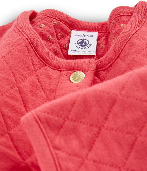 Cardigan enfant fille rouge