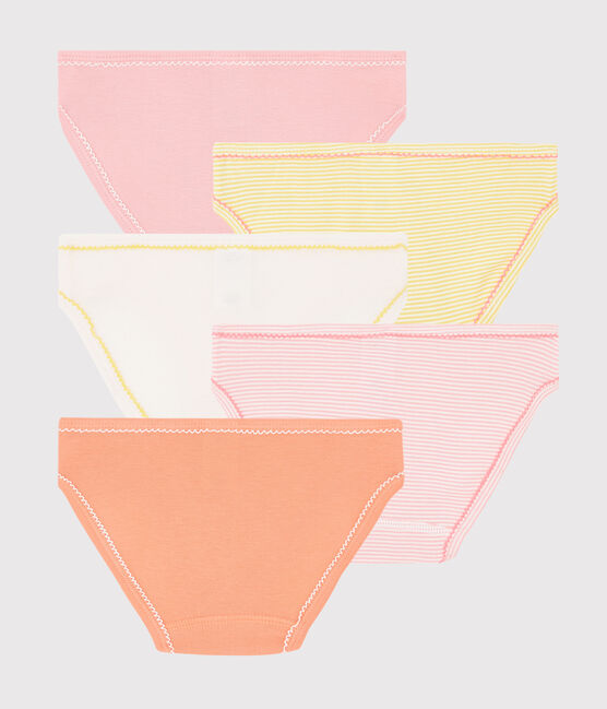 Lot de 5 culottes animaux yoga petite fille variante 1