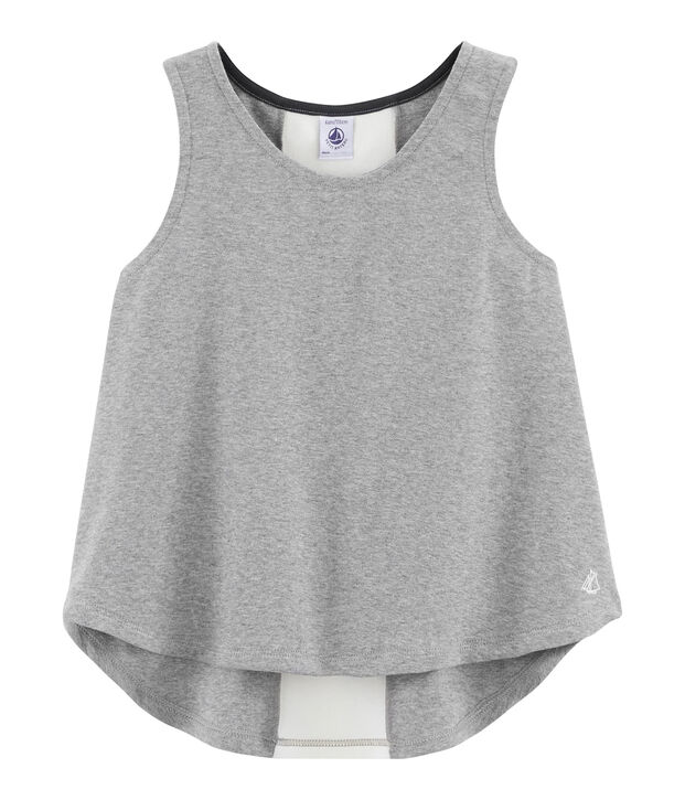D&eacute;bardeur de sport enfant fille gris