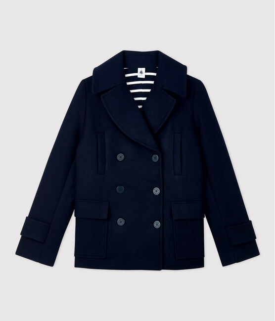 Caban en laine Femme bleu SMOKING