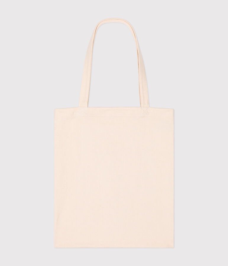 Tote bag en coton &eacute;cru