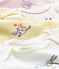 Lot de 5 bodies manches longues bébé fille variante 1