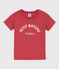 Tee-shirt imprimé en coton enfant garçon rose PAPI