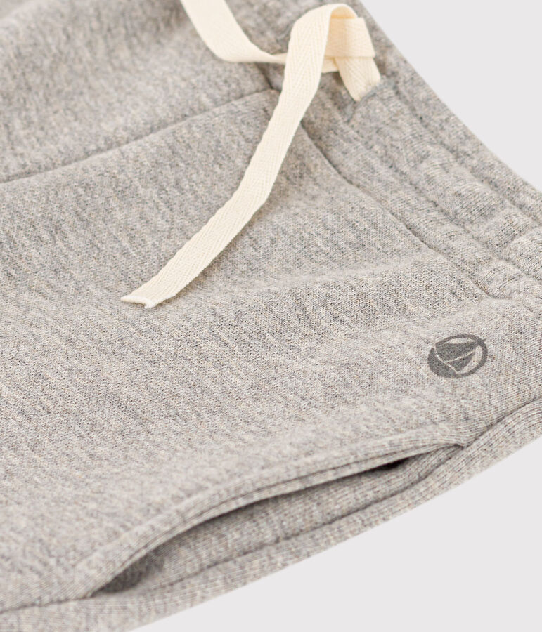 Pantalon de jogging en molleton enfant fille gris CHATON CHINE