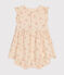 Robe et bloomer en jersey léger bébé blanc AVALANCHE/ MULTICO