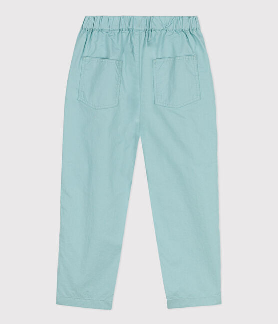 Pantalon large en serge de coton enfant garçon vert BOB