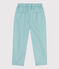 Pantalon large en serge de coton enfant garçon vert BOB