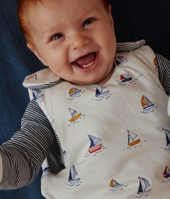 Gigoteuse bébé  en coton TOG 2.5 imprimés bateaux blanc MARSHMALLOW/bleu MEDIEVAL/ MULTICO
