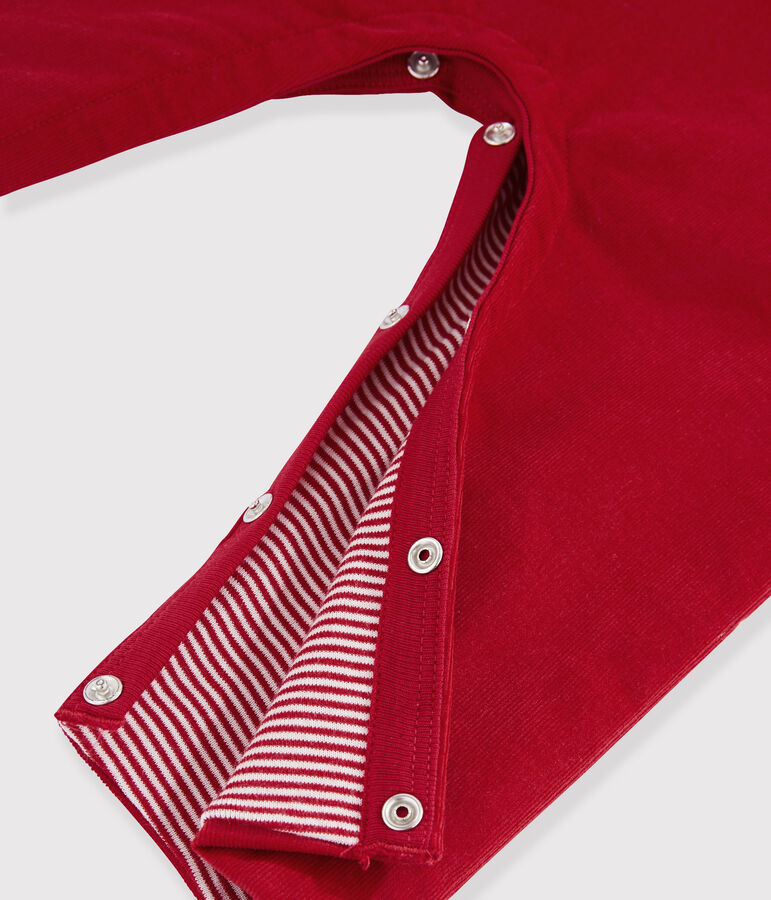 Combinaison longue b&eacute;b&eacute; gar&ccedil;on rouge