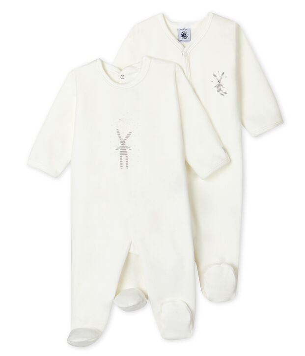 Duo de dors-bien b&eacute;b&eacute; en velours multicouleur