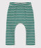 Pantalon bébé rayé en tubique EVERGREEN/ FUMEE