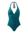 Maillot de bain 1 pièce femme vert Rivage