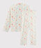 Pyjama petit garçon en twill blanc MARSHMALLOW/blanc MULTICO