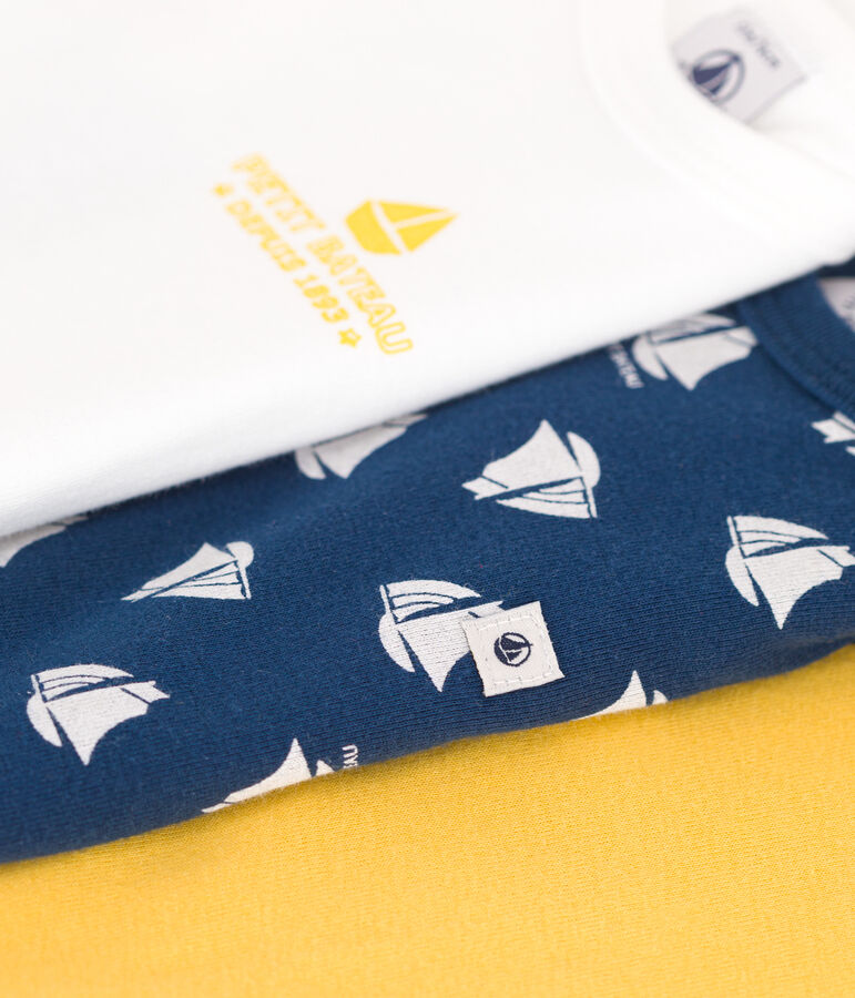 Lot de 3 bodies manches courtes en coton variante 1