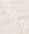 Robe manches courtes en popeline enfant fille blanc ECUME 1
