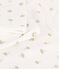 Pyjama palmiers en coton petite fille blanc MARSHMALLOW/blanc MULTICO