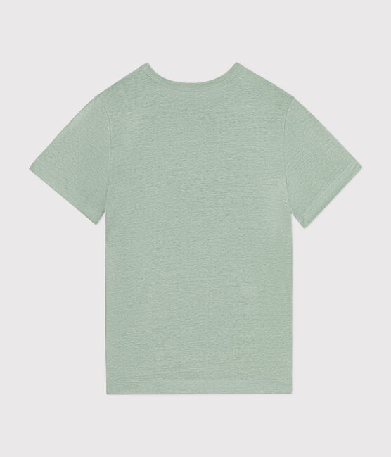 Tee-shirt l'Iconique en lin femme vert HERBIER