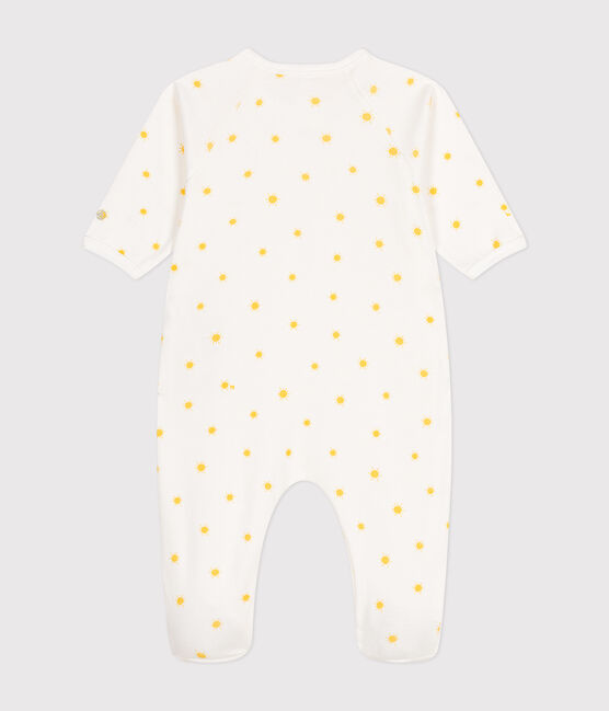 Pyjama bébé en coton blanc MARSHMALLOW/ ORGE