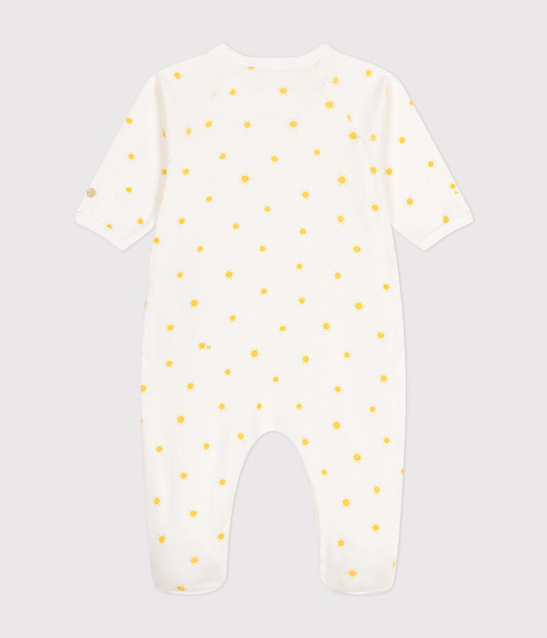 Pyjama b&eacute;b&eacute; en coton blanc MARSHMALLOW/ ORGE