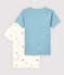 Lot de 2 tee-shirts manches courtes étoiles multico petit garçon en coton biologique variante 1