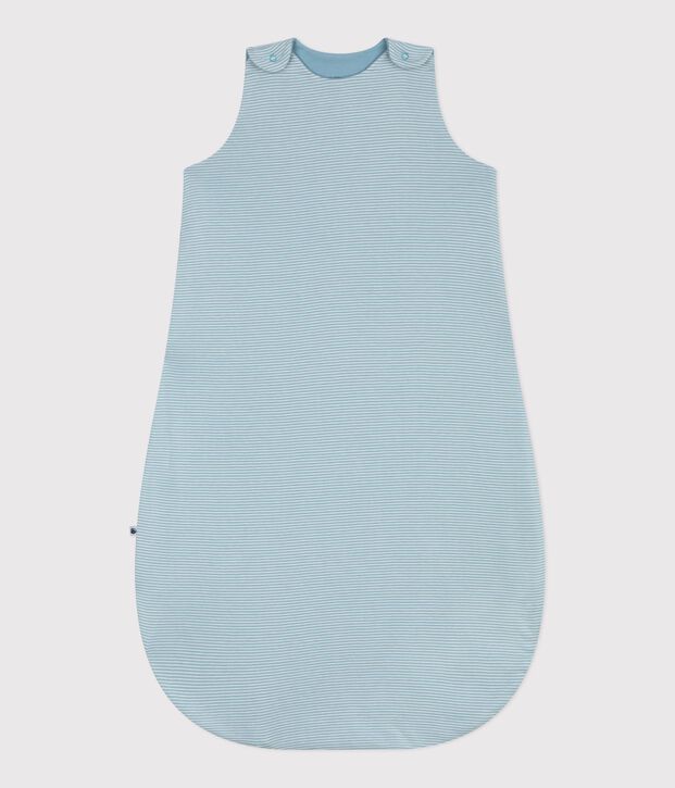 Gigoteuse b&eacute;b&eacute; en coton &agrave; rayures TOG 0,5 vert/blanc