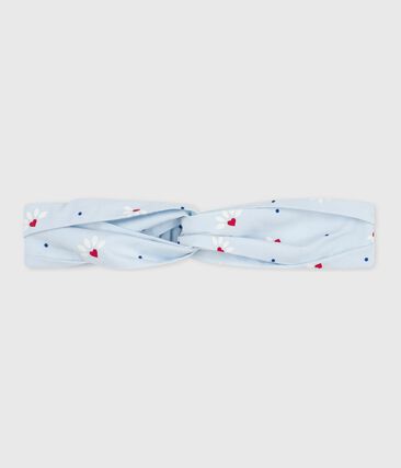 Bandeau enfant en popeline imprimé fleurs