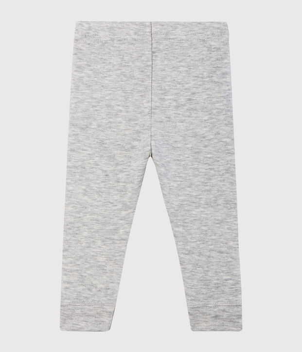 Legging b&eacute;b&eacute; fille gris chin&eacute; clair