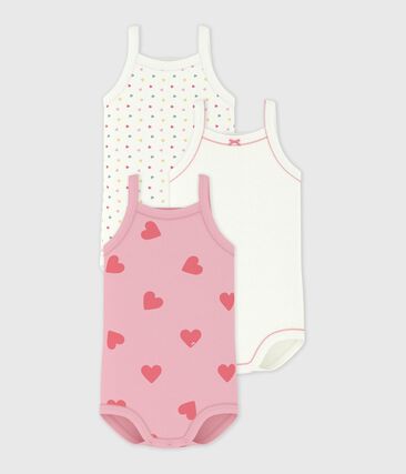 Lot de bodies bretelles en coton bébé