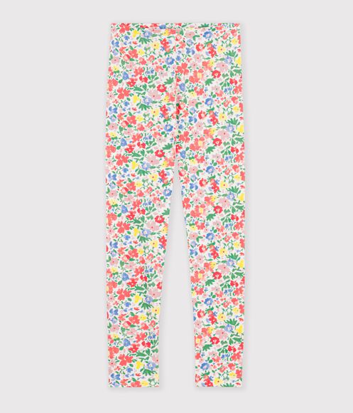 LEGGING ENFANT EN COTON À FLEURS