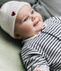Bonnet naissance tricoté en coton