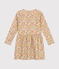 Robe manches longues en tubique enfant fille blanc AVALANCHE/ MULTICO