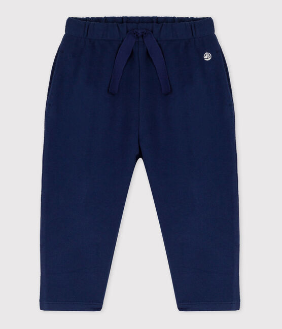 Pantalon bébé en molleton bleu MEDIEVAL