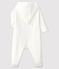 Combinaison longue bébé en tubique matelassé blanc MARSHMALLOW