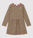 Robe manches longues en coton enfant fille