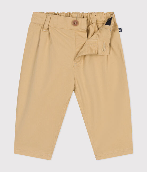 Pantalon en serge b&eacute;b&eacute; beige