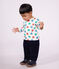 Pantalon de jogging b&eacute;b&eacute; mixte en coton uni bleu marine