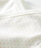 Body naissance manches longues bébé blanc MARSHMALLOW/rose CHARME