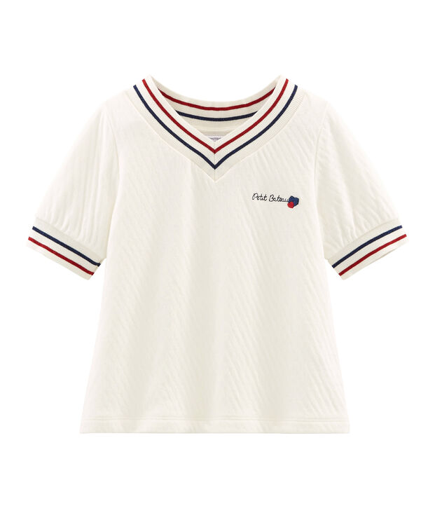 Top enfant fille blanc