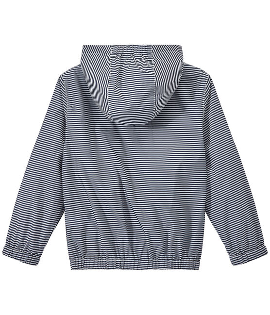 Coupe-vent enfant mixte bleu SMOKING/blanc MARSHMALLOW