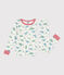 Pyjama enfant en coton imprimé dinosaures blanc MARSHMALLOW/blanc MULTICO