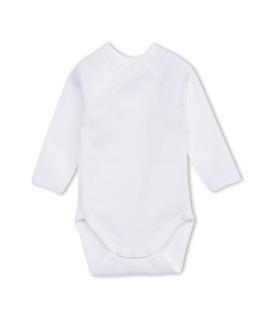 Body naissance mixte manches longues un blanc ECUME